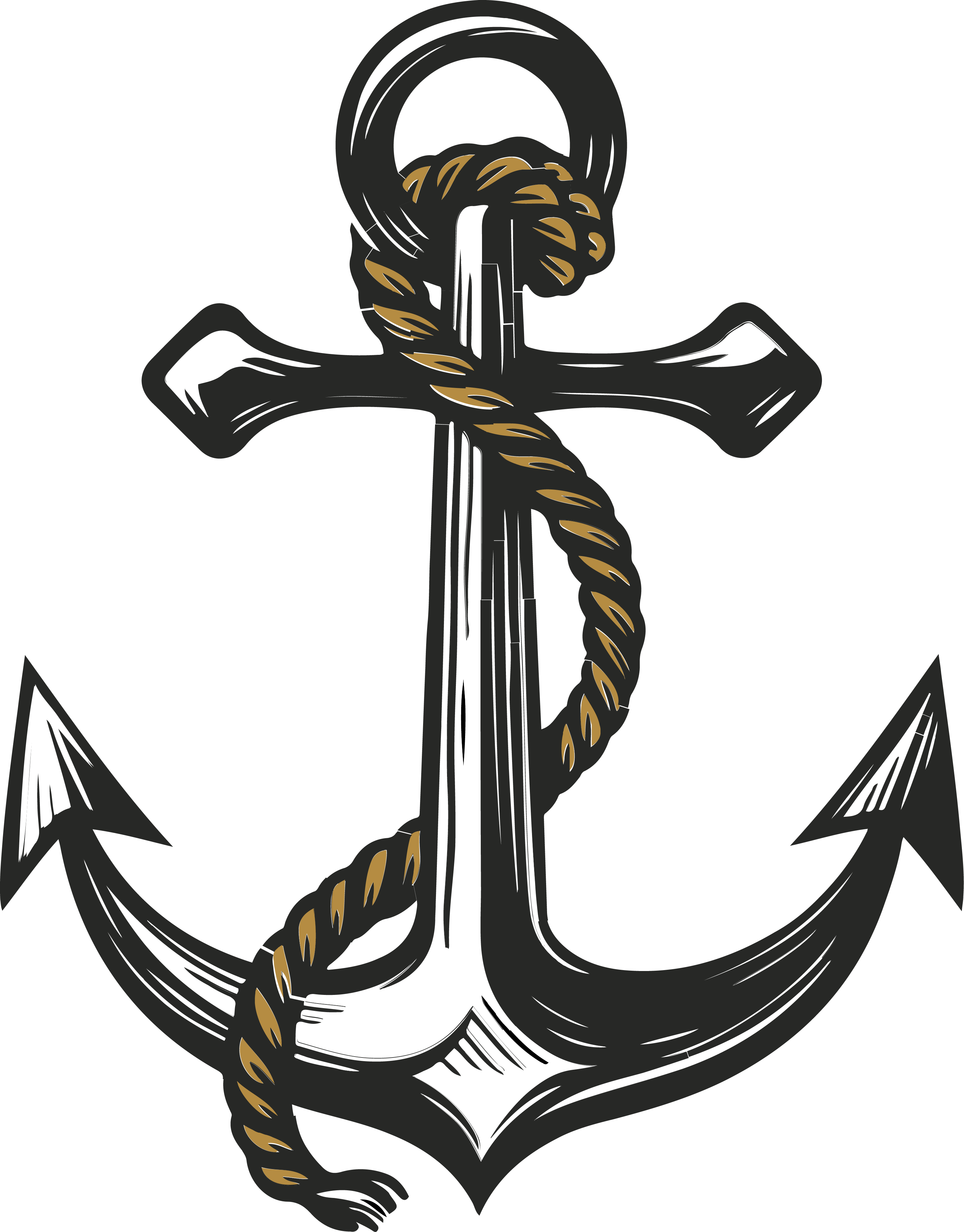 Anchor with rope