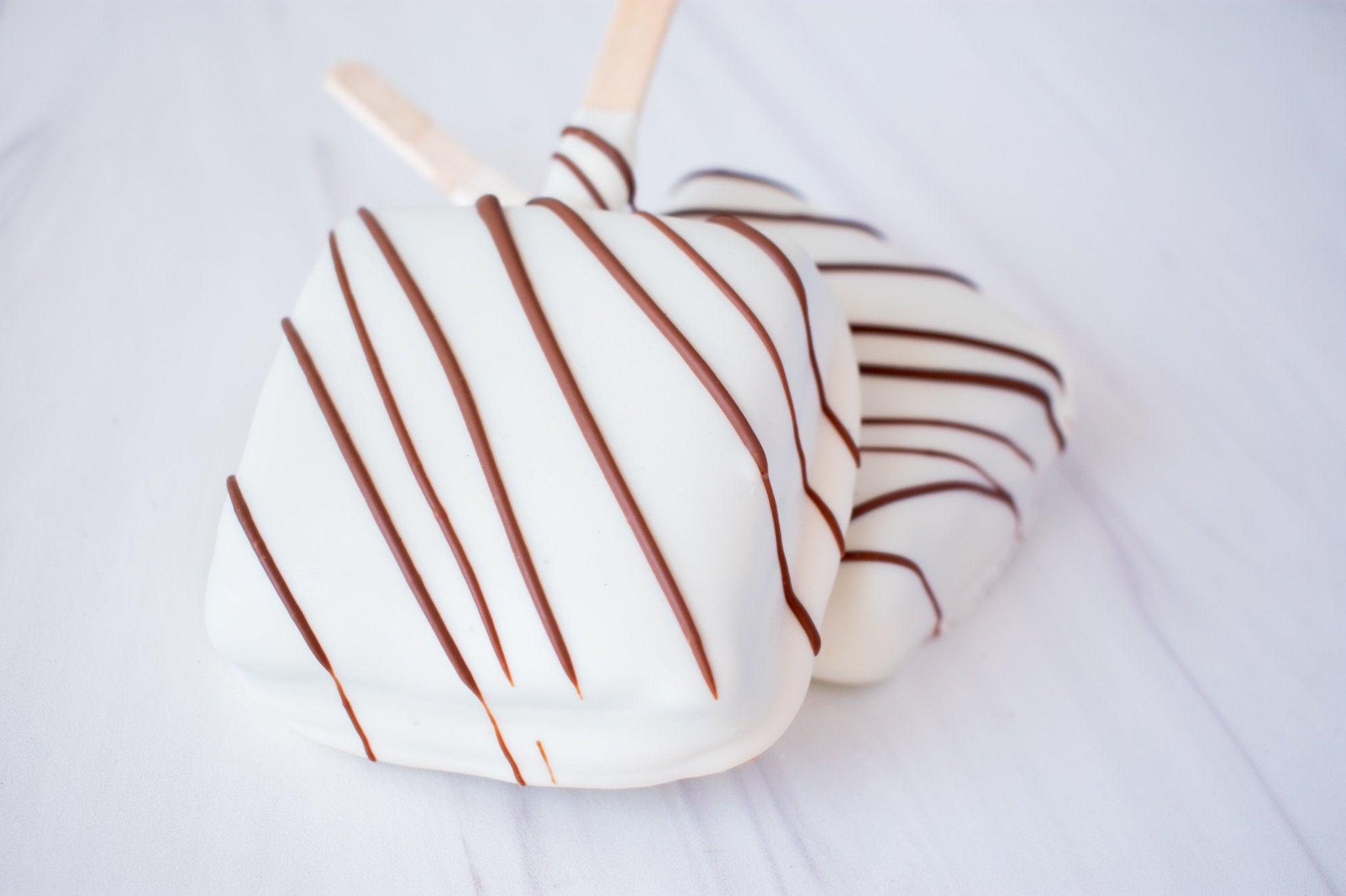 Caramel and Chocolate Dipped Brownie Pops - 6 Pack - The Caramel Tree
