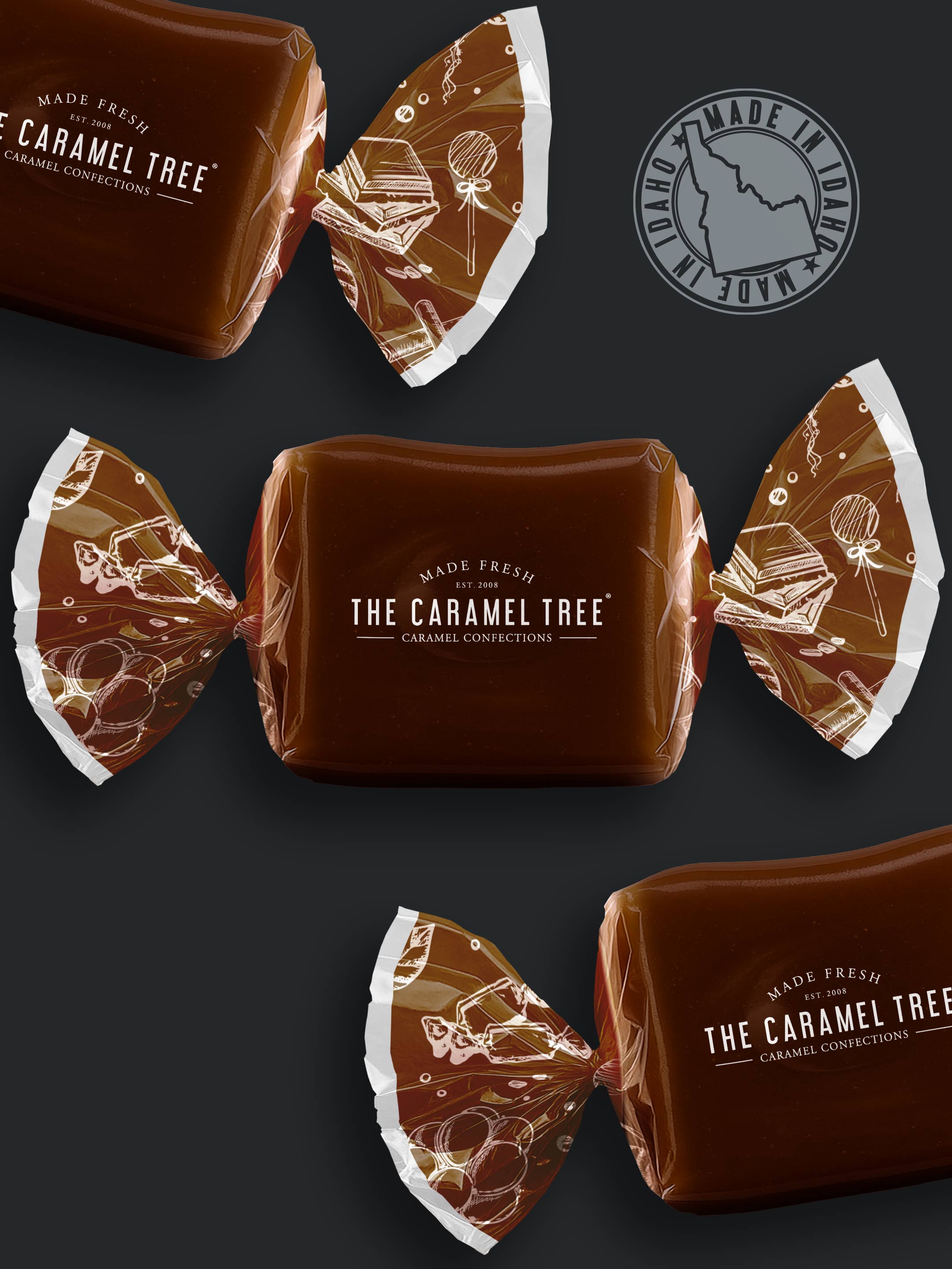 Chocolate Caramel Pouch 7.6oz - The Caramel Tree