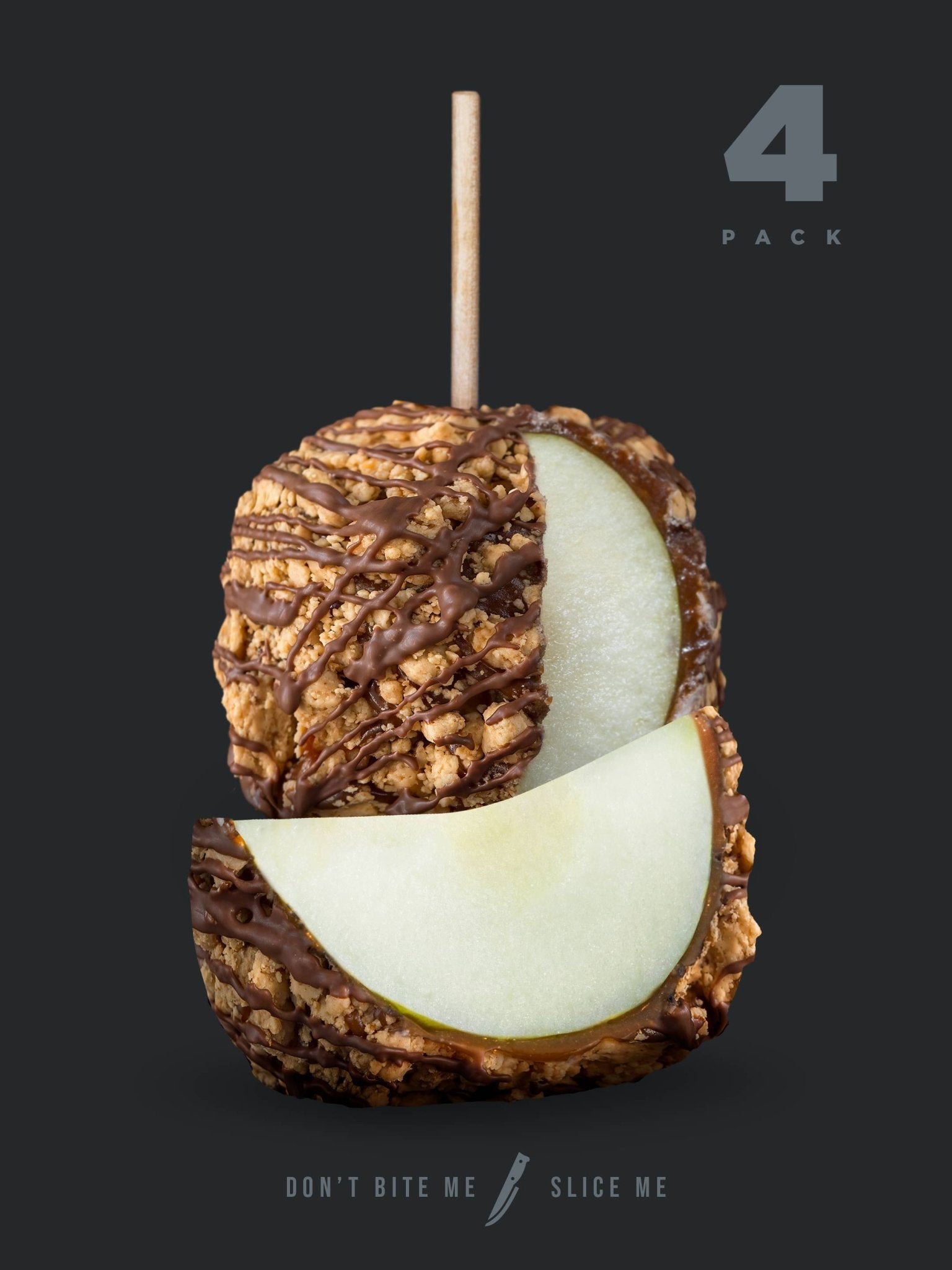 Gourmet Caramel Apple - Homemade Reese's (4 - Pack) - The Caramel Tree