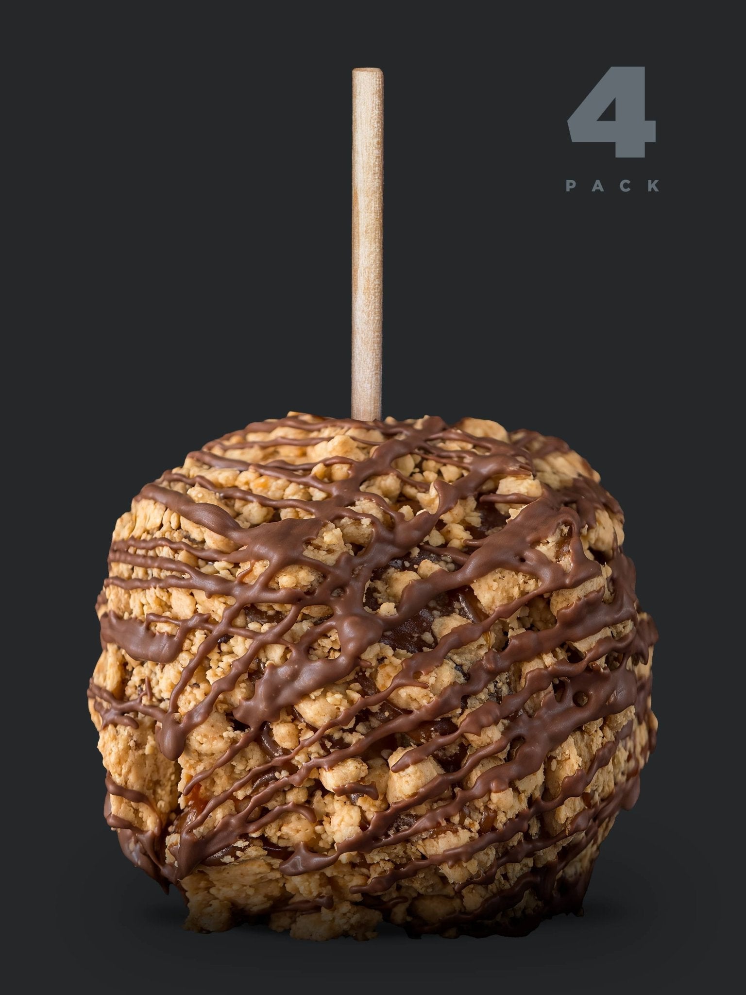 Gourmet Caramel Apple - Homemade Reese's (4 - Pack) - The Caramel Tree