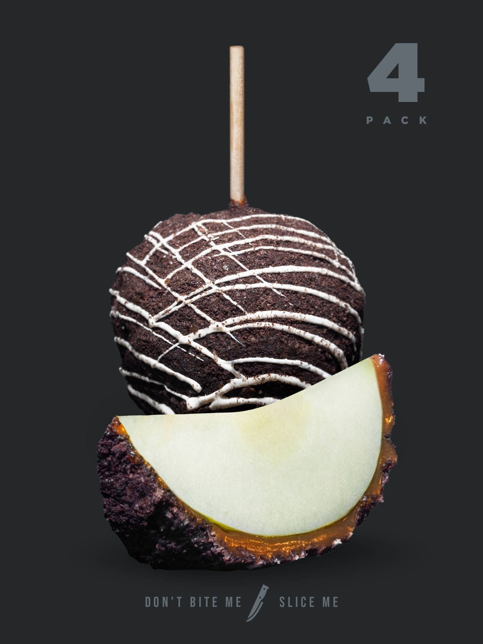 Gourmet Caramel Apple - Oreo (4 - Pack) - The Caramel Tree