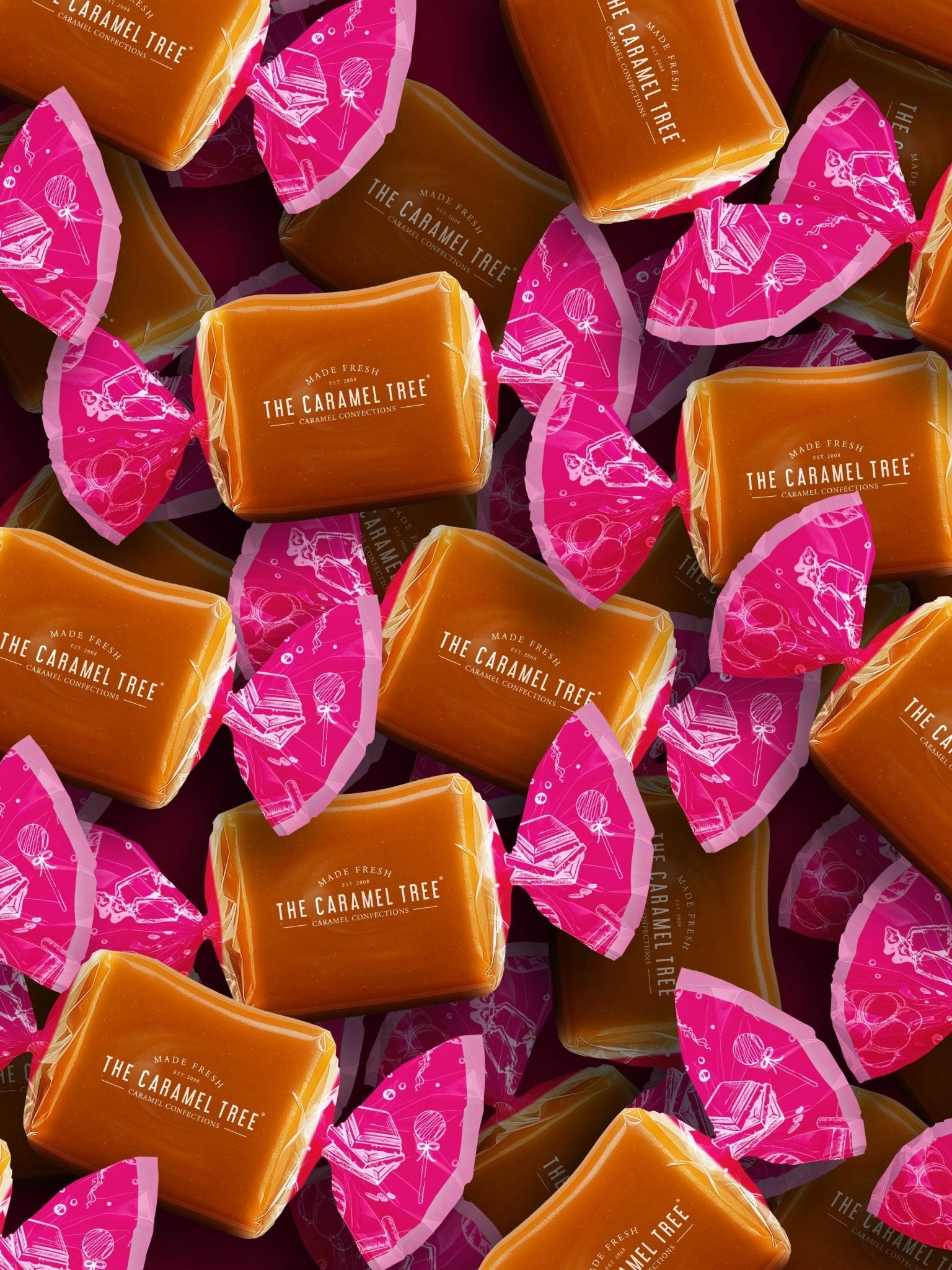 NEW - Raspberry & Cream Pouch 7.6oz - The Caramel Tree