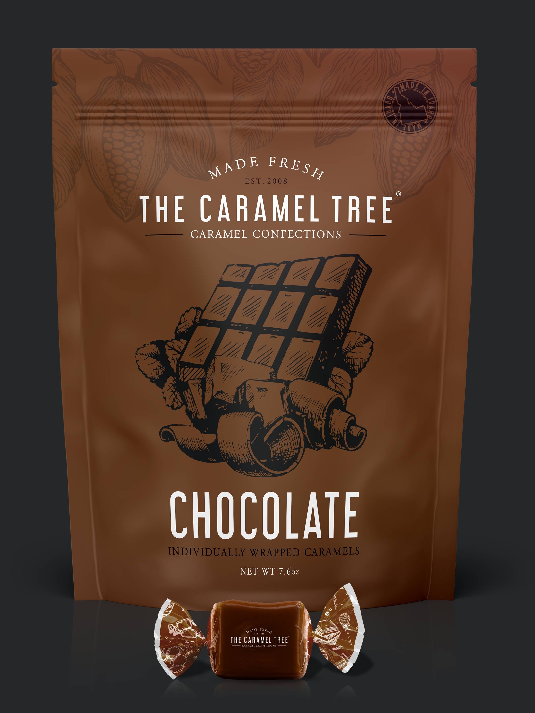 Chocolate Caramel Pouch 7.6oz - The Caramel Tree