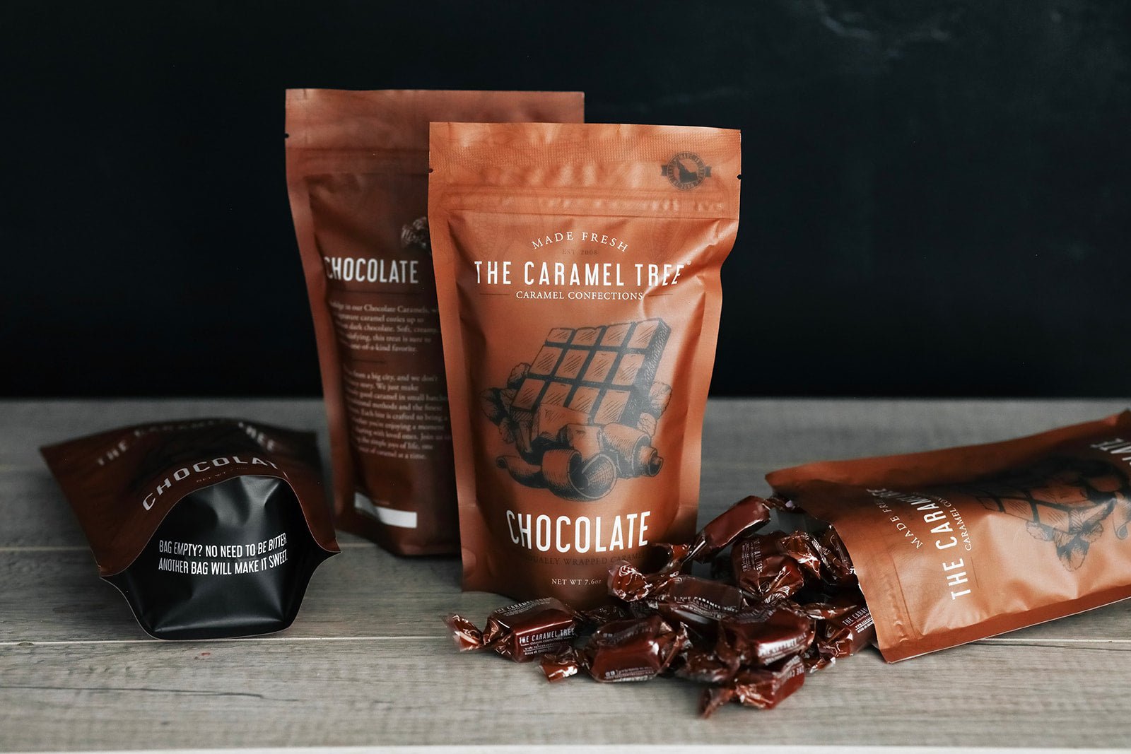 Chocolate Caramel Pouch 7.6oz - The Caramel Tree
