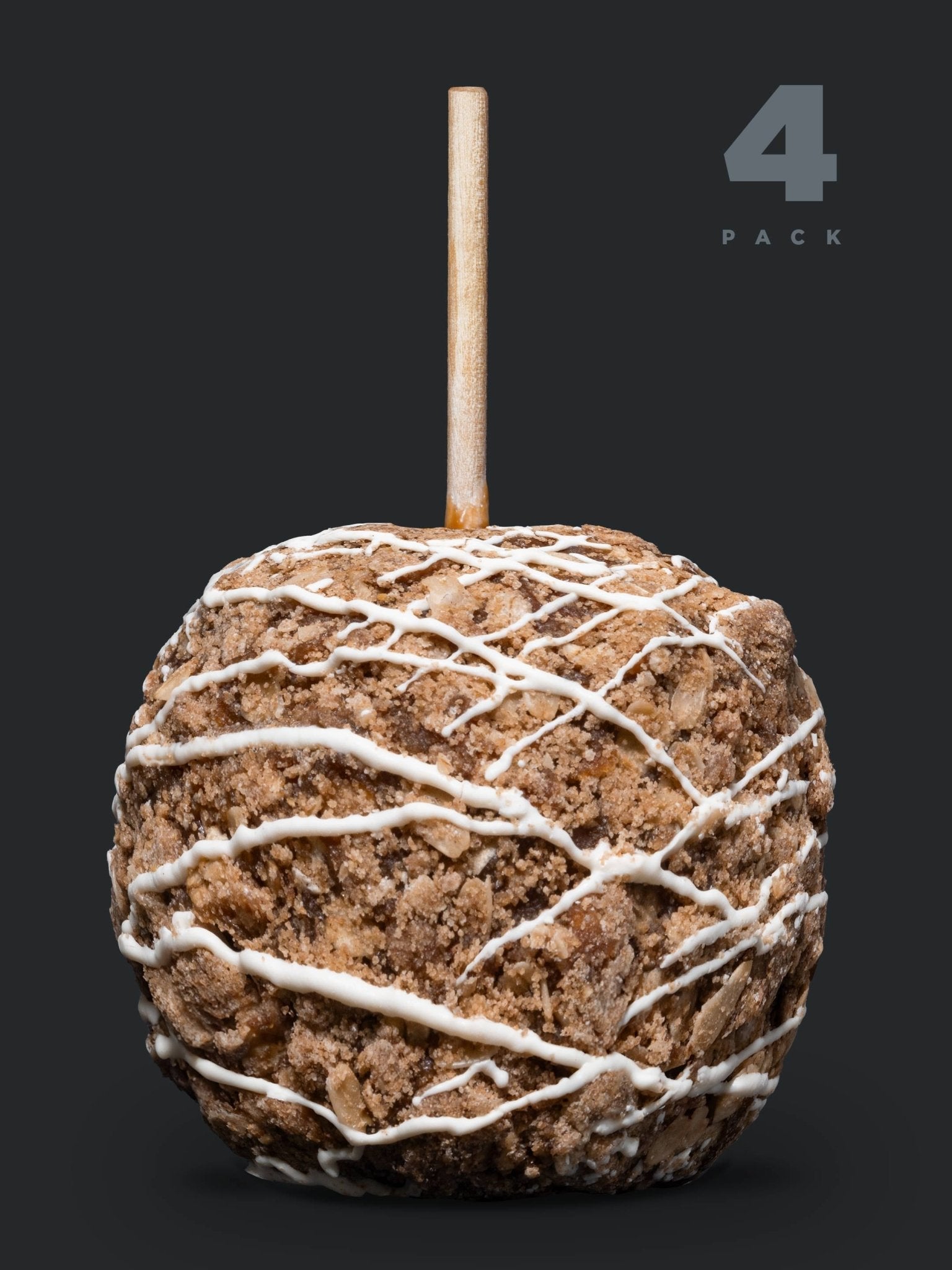 Gourmet Caramel Apple - Apple Crisp (4 - Pack) - The Caramel Tree