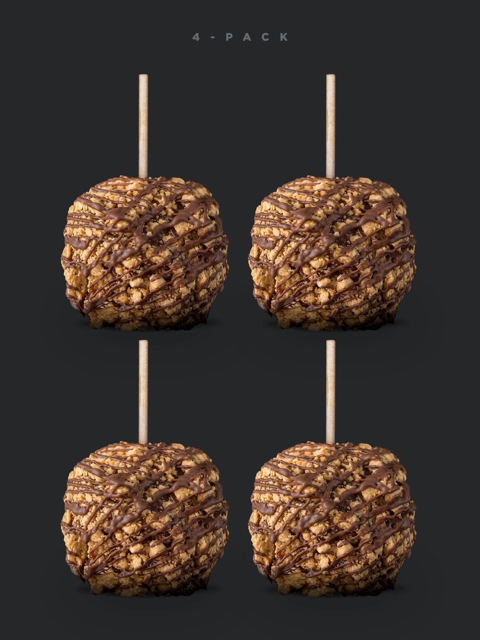 Gourmet Caramel Apple - Homemade Reese's (4 - Pack) - The Caramel Tree