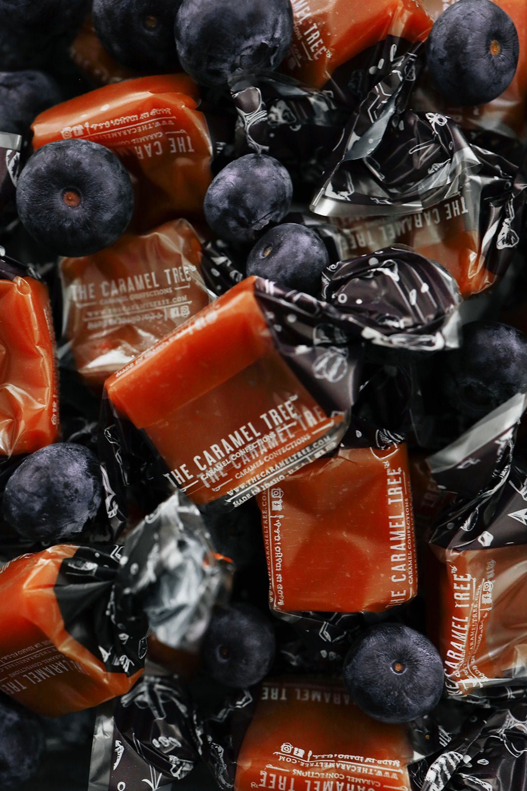 Huckleberry Caramel Pouch 8oz - The Caramel Tree