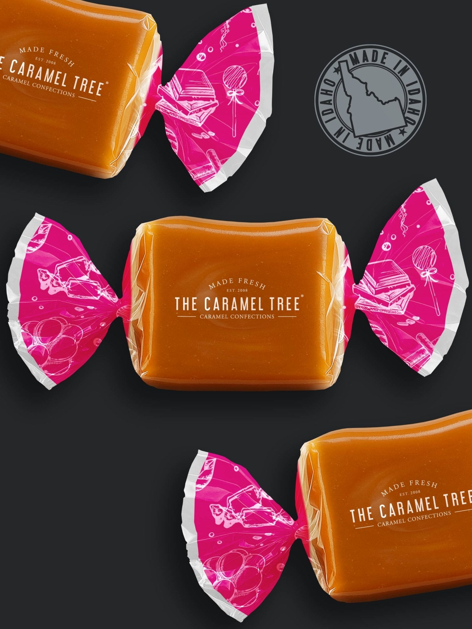 NEW - Raspberry & Cream Pouch 7.6oz - The Caramel Tree