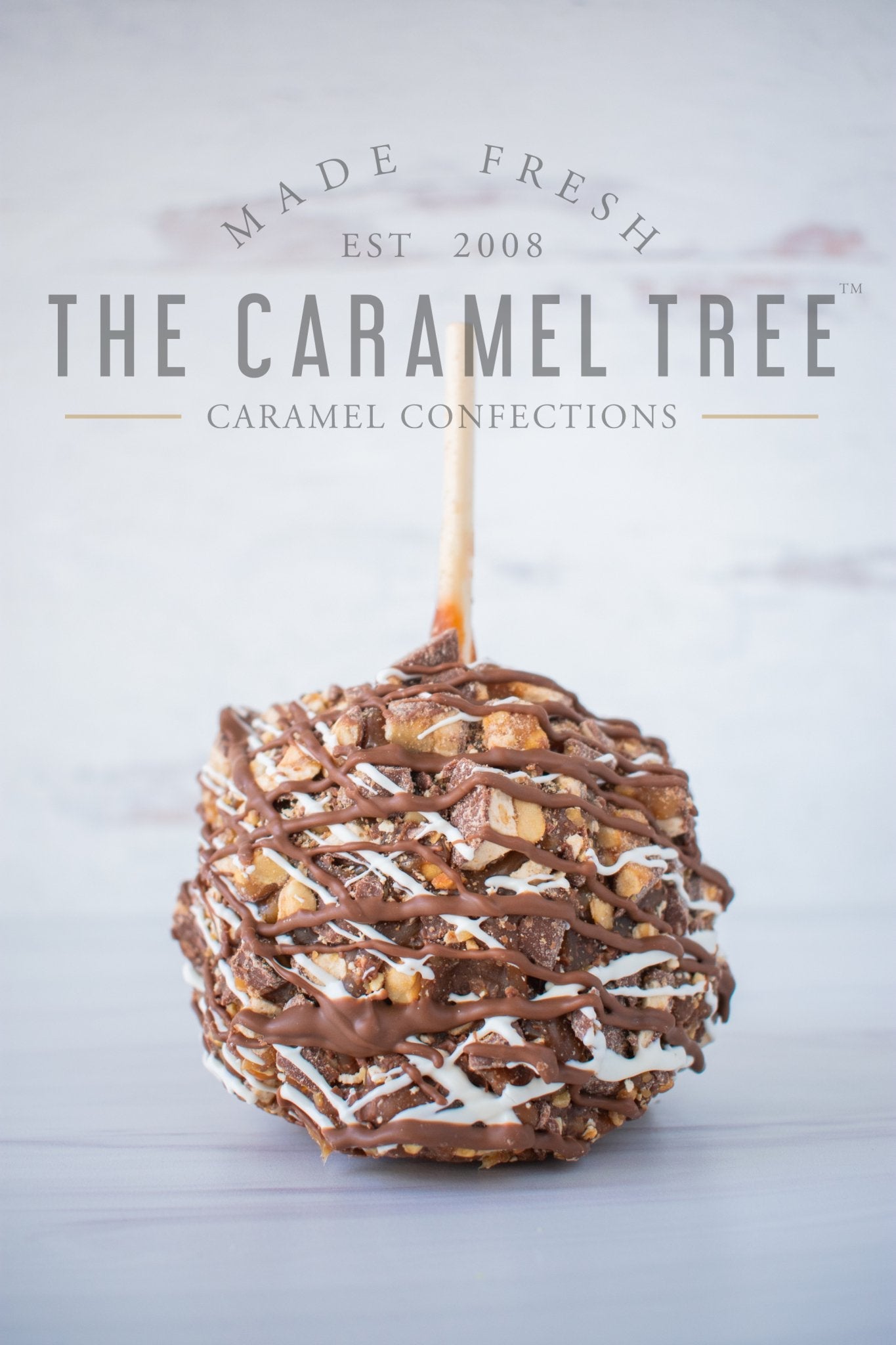 Snickers Caramel Apple - The Caramel Tree